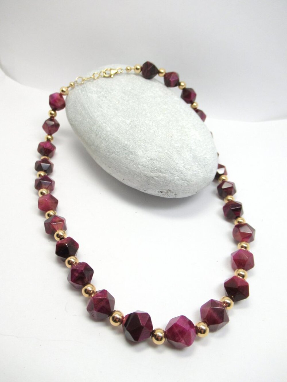 Tiger's Eye and 14kgf necklace